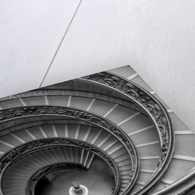 Spiral staircase in Vatican by Assaf Frank